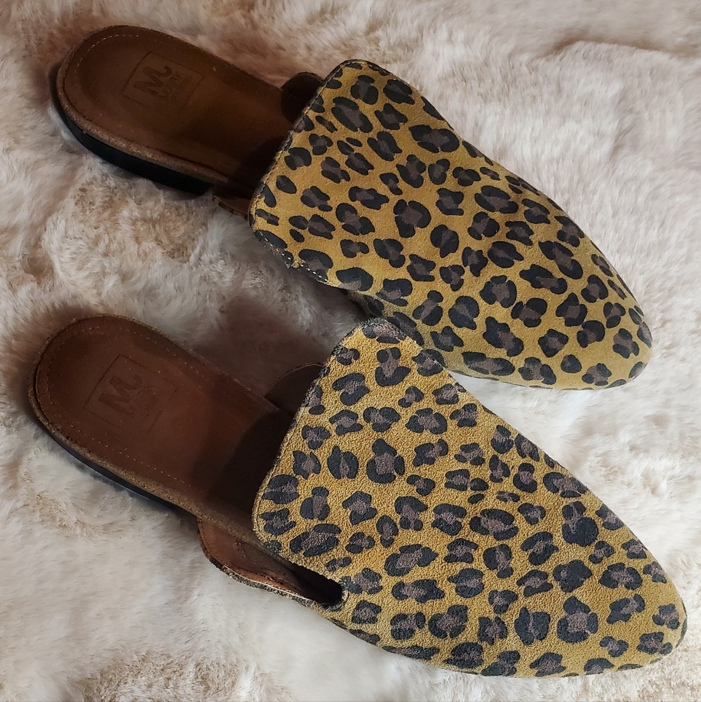 Leopard Print Women's Mules